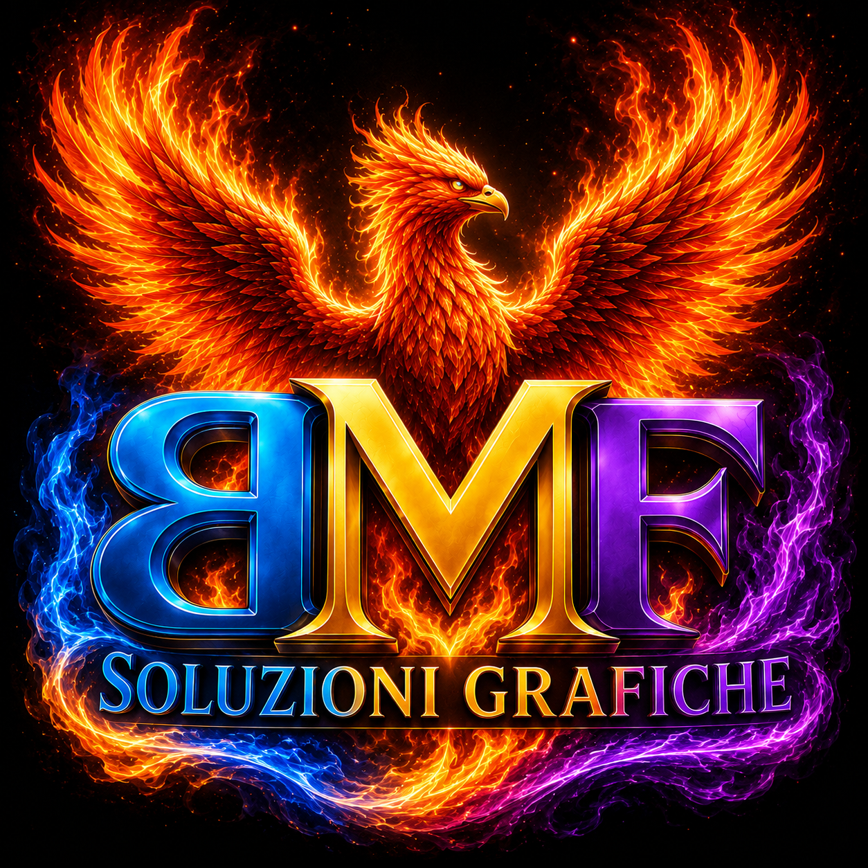 Logo completo BMF Soluzioni Grafiche